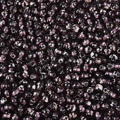Picasso Baking Paint Glass Seed Beads SEED-N007-35K-1