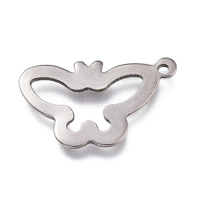 Tarnish Resistant 304 Stainless Steel Pendants STAS-Z007-02-1
