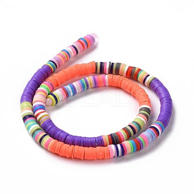 Handmade Polymer Clay Bead Strands CLAY-C003-04I-1