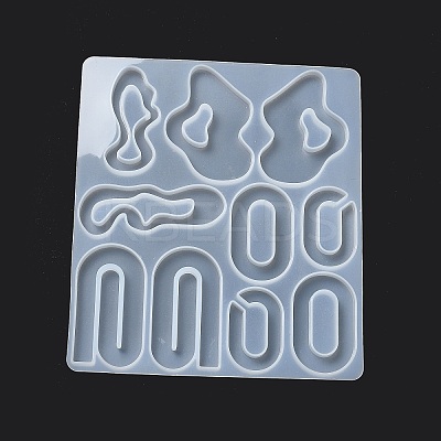 DIY Bohemian Style Irregualr Pendants Silicone Molds DIY-A039-03-1