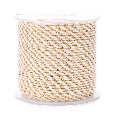 4-Ply Polycotton Cord with Metallic Thread OCOR-Z003-C09-1