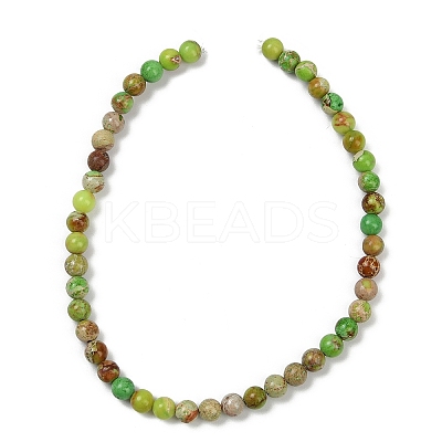 Dyed Natural Regalite/Imperial Jasper/Sea Sediment Jasper Beads Strands G-B124-C04-06-1