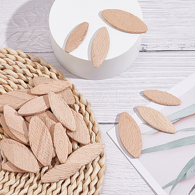 300Pcs 3 Style Beechwood Joiner Biscuits WOOD-OC0002-80-1