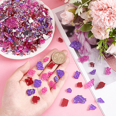 AHADEMAKER 300G 3 Colors Crackle Glass Fragments GLAA-GA0001-41-1
