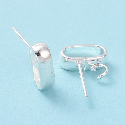 201 Stainless Steel Stud Earring Findings STAS-K241-23S-1