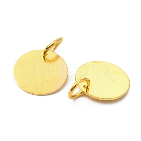 Brass Charms KK-WH0044-65S-1