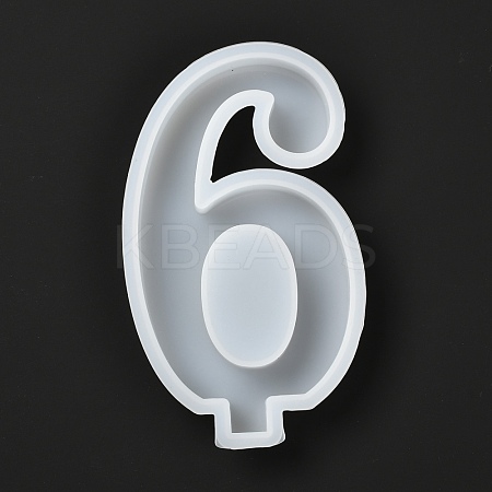 Number DIY Candle Silicone Molds Making DIY-F065-14F-1