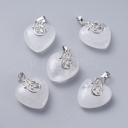 Natural Quartz Crystal Pendants G-G807-C05-1