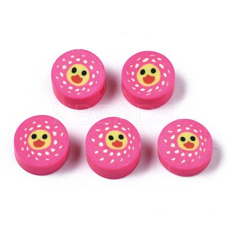 Handmade Polymer Clay Beads CLAY-N008-035F-1