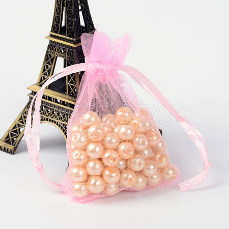 Organza Gift Bags with Drawstring LS-X-OP-R016-7x9cm-02-1