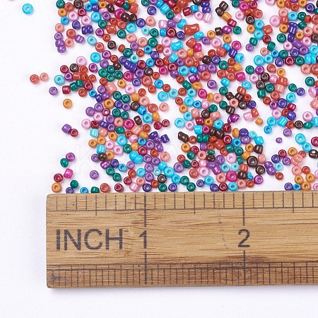 12/0 Baking Paint Glass Seed Beads X-SEED-S001-KM-1