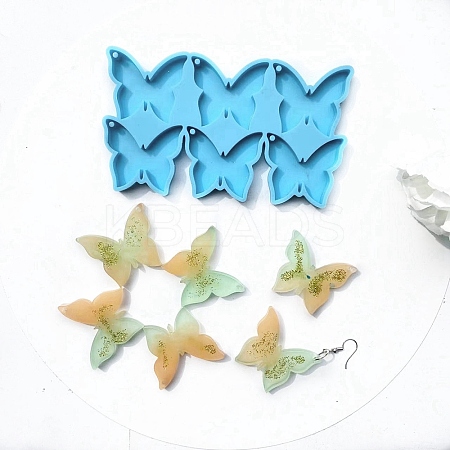 Butterfly Pendant Silicone Molds X-DIY-F109-14-1