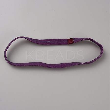 Candy Color Nylon Elastic HairBands OHAR-WH0034-04I-1