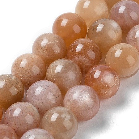 Natural Sunstone Beads Strands G-N327-01B-03-1