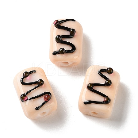 Handmade Lampwork Beads LA-CBA2CF4-01G-1