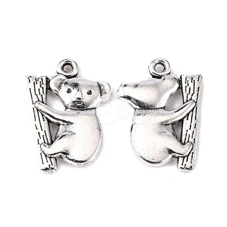 Tibetan Style Zinc Alloy Pendants TIBEP-R334-056AS-RS-1