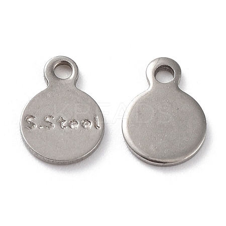 Non-Tarnish 201 Stainless Steel Charms STAS-K259-11P-1