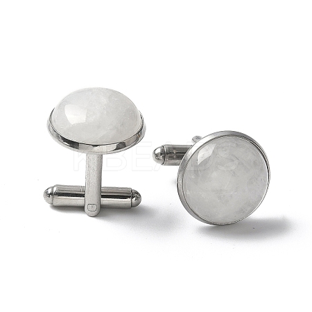 304 Stainless Steel Cuff Buttons G-C185-02P-32-1