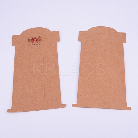 Hair Clip Display Cards LS-DIY-WH0167-86G-1
