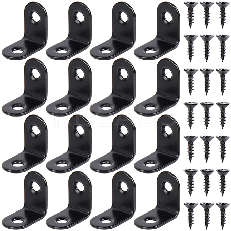 20 Sets 304 Stainless Steel Floating Shelf Brackets DIY-CP0012-49B-1