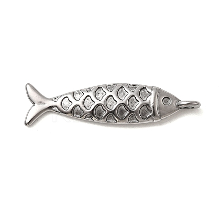 304 Stainless Steel Pendants STAS-B103-05F-P-1