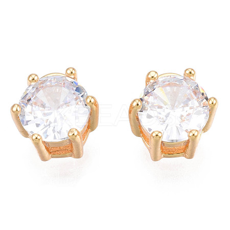 Brass Inlaid Cubic Zirconia Charms KK-N216-346A-1