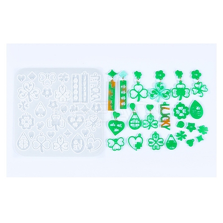 Clover Series DIY Silicone Ornaments Molds SIMO-R012-01B-1