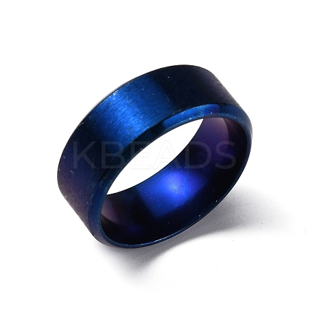 201 Stainless Steel Wide Band Finger Rings for Women Men RJEW-WH0009-13C-BU-1