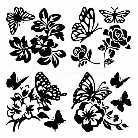 4Pcs 4 Styles PET Waterproof Self-adhesive Car Stickers DIY-WH0308-225A-097-1