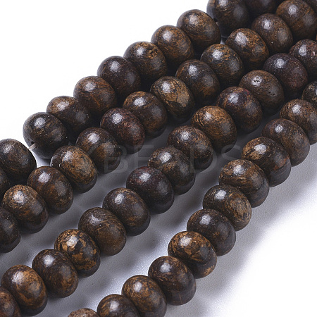 Natural Bronzite Beads Strands G-F668-12-B-1