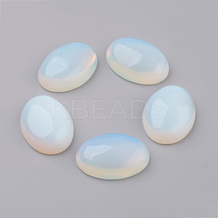 Opalite Flat Back Cabochons G-G741-13x18mm-22-1
