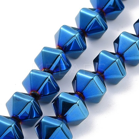 Electroplated Non-magnetic Synthetic Hematite Beads Strands LS-G-G862-01D-1