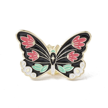 Butterfly Enamel Pin JEWB-E016-05G-02-1