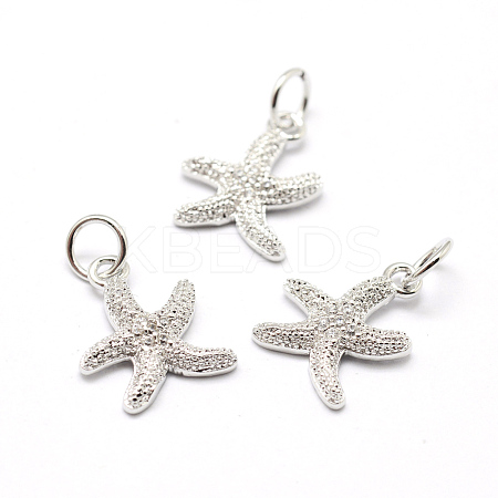 Brass Micro Pave Grade AAA Cubic Zirconia Pendants ZIRC-P072-05P-NR-1