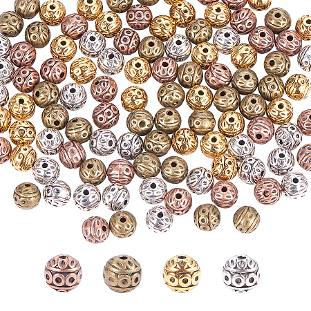 Tibetan Style Zinc Alloy Beads PALLOY-PH0013-28-FF-WH-1