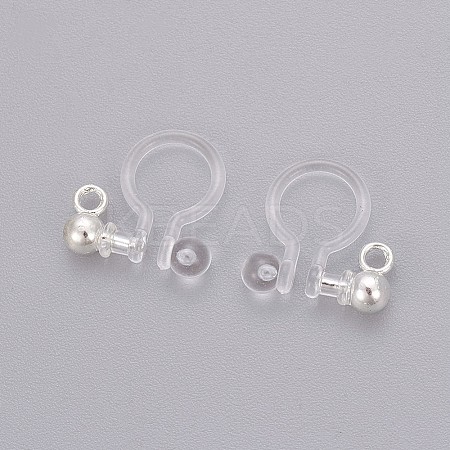 Transparent U Type Painless Prevent Allergy Resin Ear Clip LS-X-KY-L005-03S-1