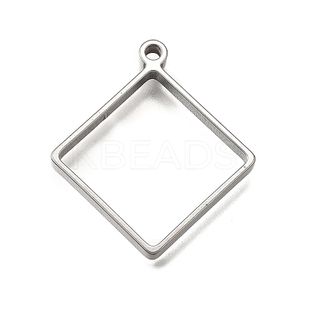 304 Stainless Steel Pendants STAS-S181-01P-K-1