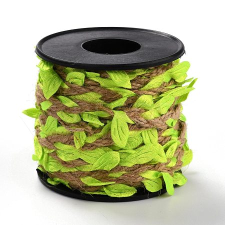 DIY Wreath Foliage Green Leaves Ribbon Decorative OCOR-M007-01B-1