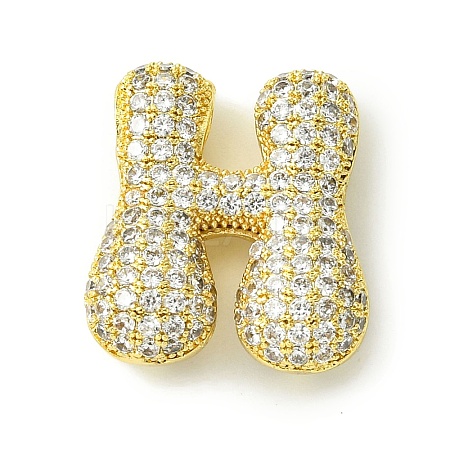 Rack Plating Brass Cubic Zirconia Pendants KK-S378-02G-H-1