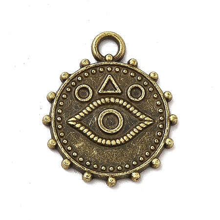 Tibetan Style Alloy Pendant Rhinestone Settings PALLOY-M198-22AB-1
