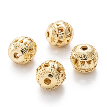 Alloy Hollow Beads PALLOY-P238-05G-RS-1