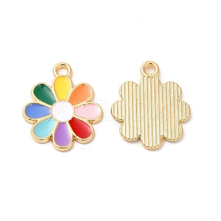 Alloy Enamel Pendants ENAM-C005-07G-1