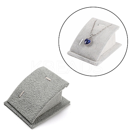 Velvet Curved Jewelry Displays LS-NDIS-A003-01A-1