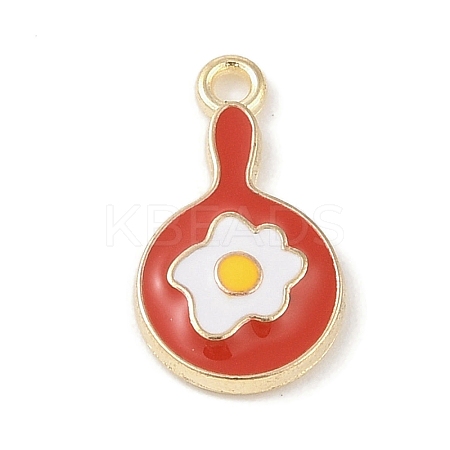 Food Series Alloy Enamel Pendants ENAM-Z010-04D-KCG-1