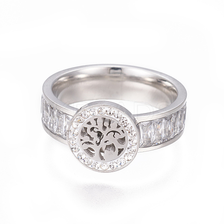 304 Stainless Steel Finger Rings RJEW-F098-03P-1