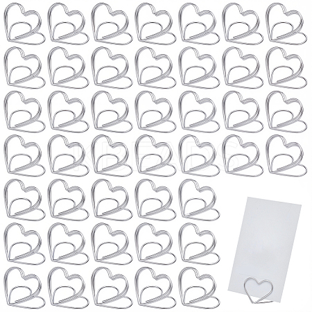 32Pcs Mini Iron Place Card Holders ODIS-SP0001-08P-1