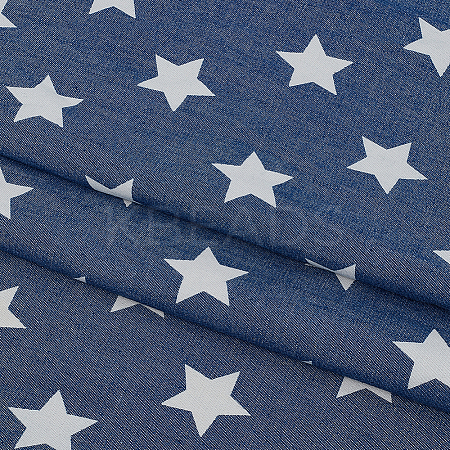 Cotton Denim Fabric DIY-WH0504-775A-02-1
