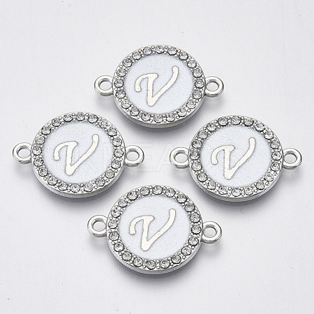 Alloy Enamel Links Connectors ENAM-TAC0003-01S-04V-1