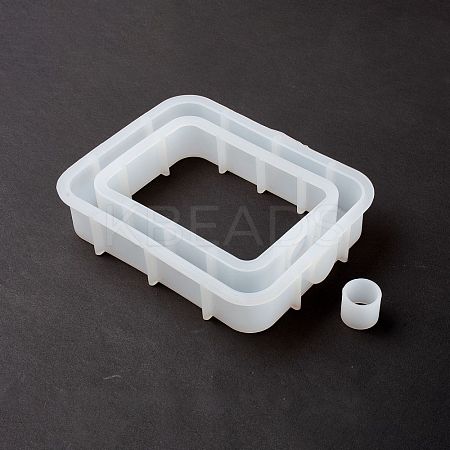 Rectangle Display Holder Silicone Molds DIY-F114-05-1