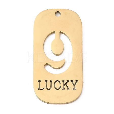 304 Stainless Steel Pendants STAS-D200-02J-G-1